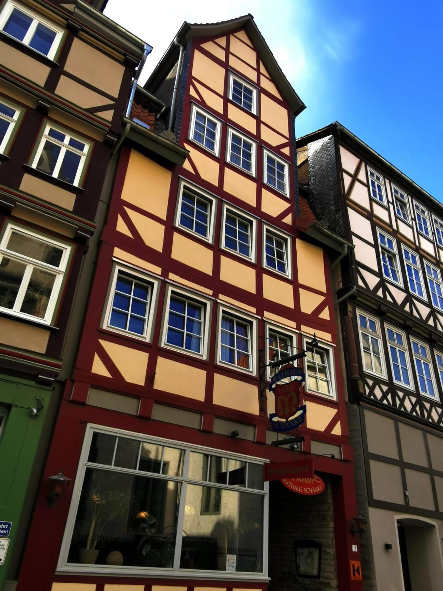Alte Rathausschaenke - Hotel Garni Hannoversch Münden Dış mekan fotoğraf